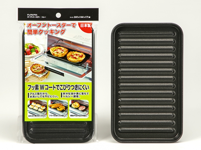高木金属 目玉焼き プレート オーブントースター用 フッ素Wコート 日本製 デュアルプラス FW-MP
